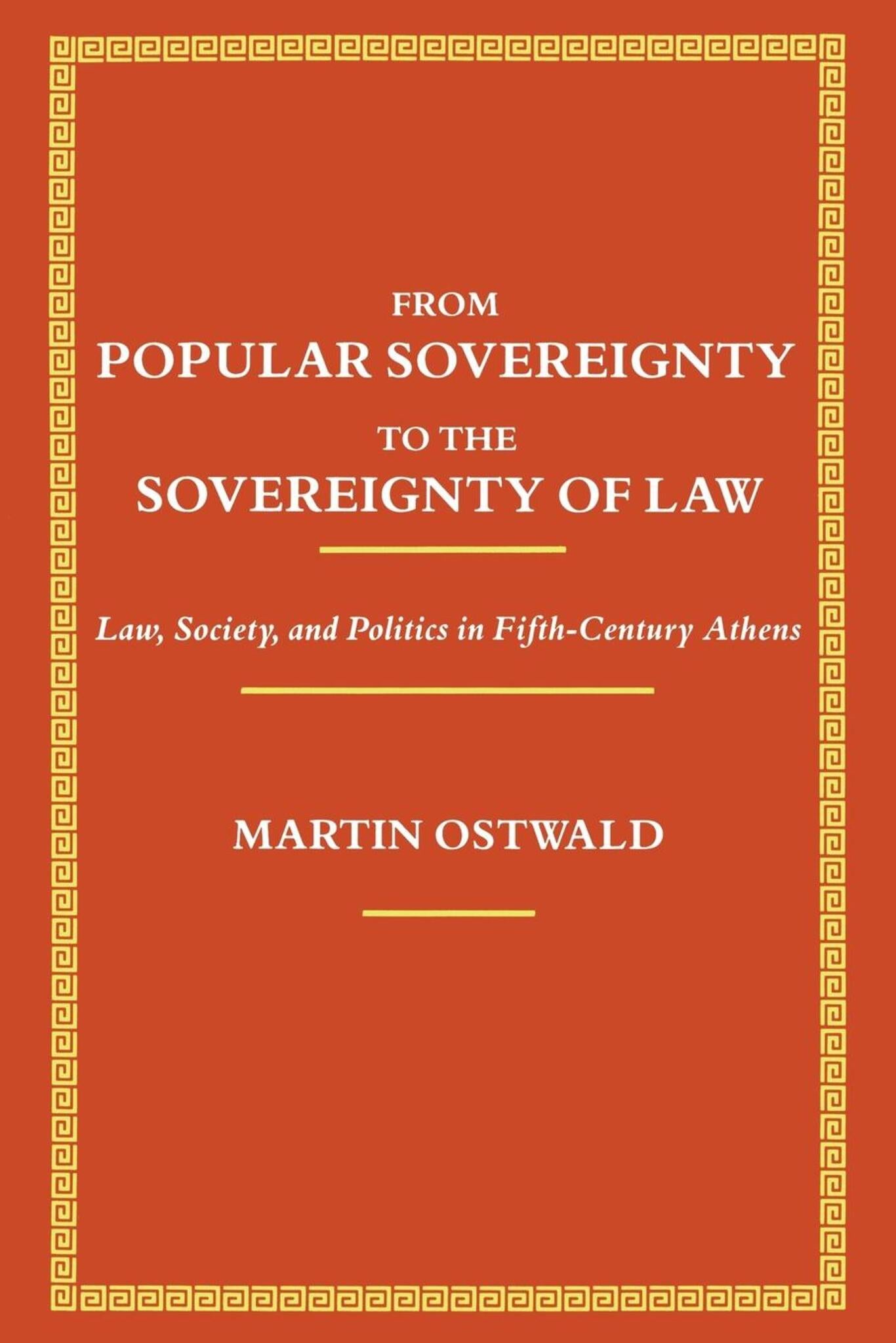 From Popular Sovereignty to the Sovereignty of Law